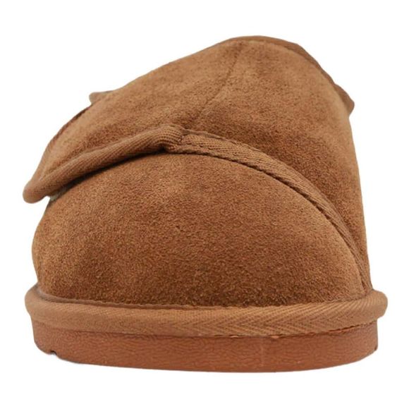Lamo Men\'s Small (7-8) NIB Chestnut M1015 Suede Sheepskin Closed Toe Wrap Bootie main image 8